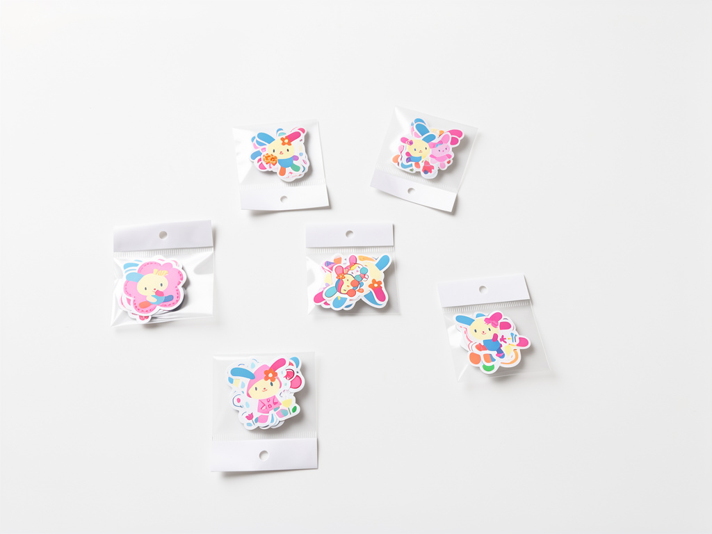 Stickers Usahana surtidos. 1 bolsita