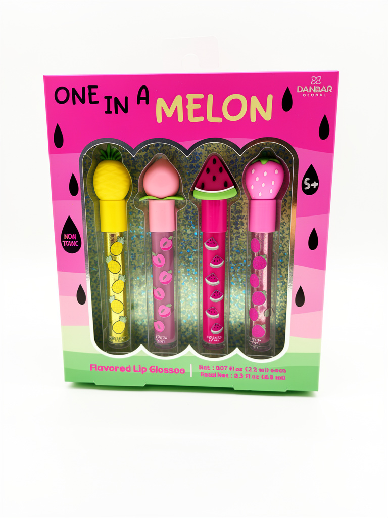 ONE IN A Melon gloss 4 piezas