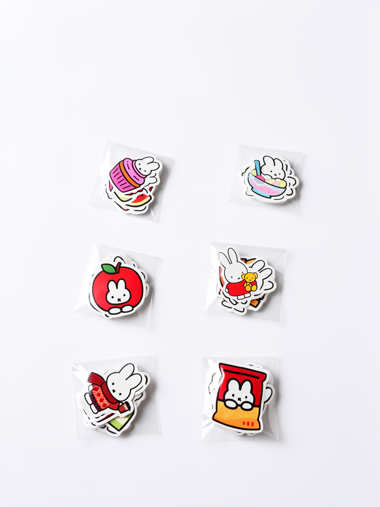Stickers Miffy surtidos. 1 bolsita