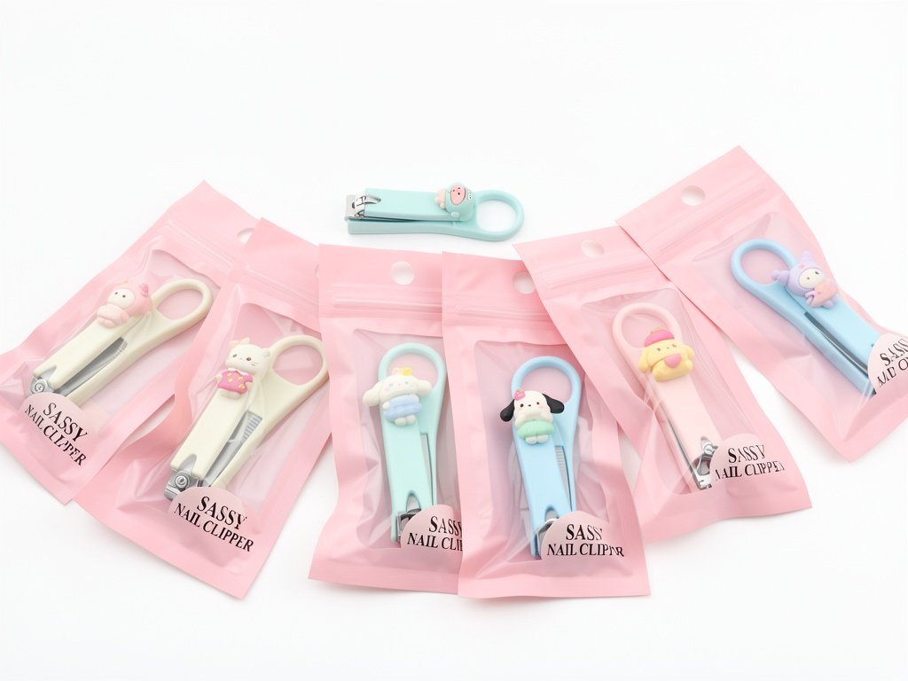 Cortaúñas color pastel. Diseño sanrio. 1 unidad