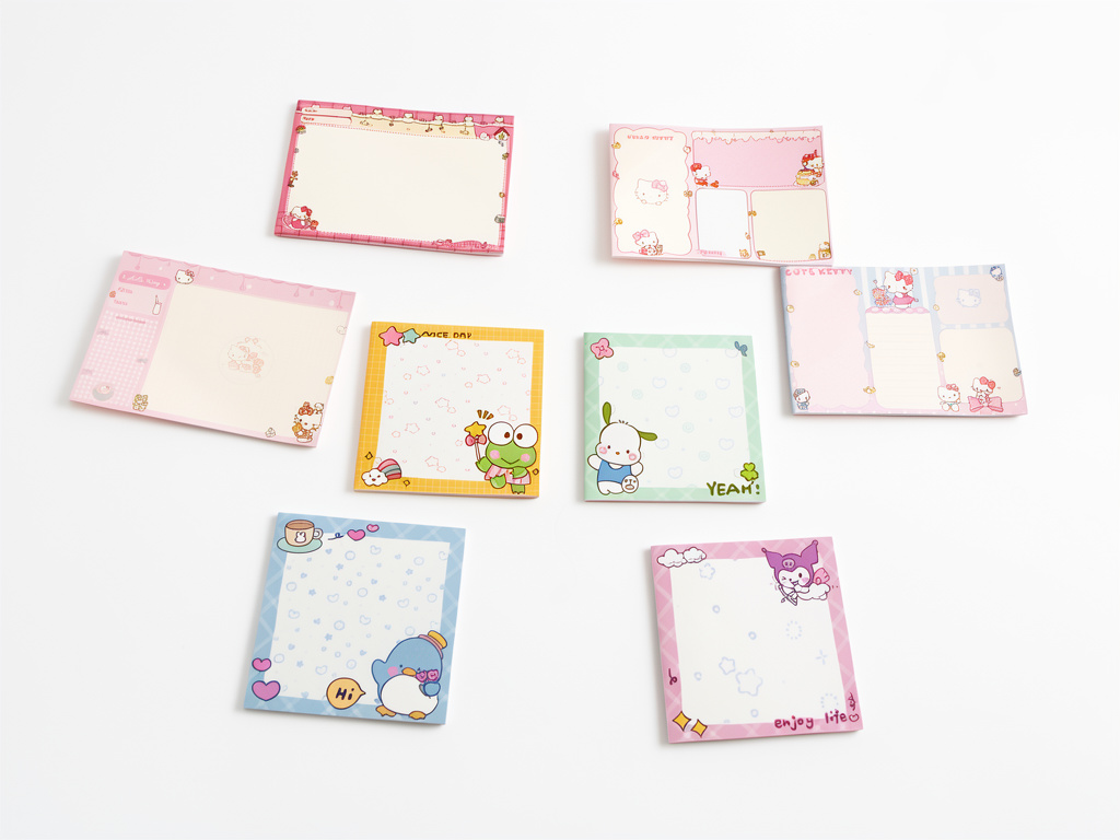Sanrio notas adhesivas. 1 unidad