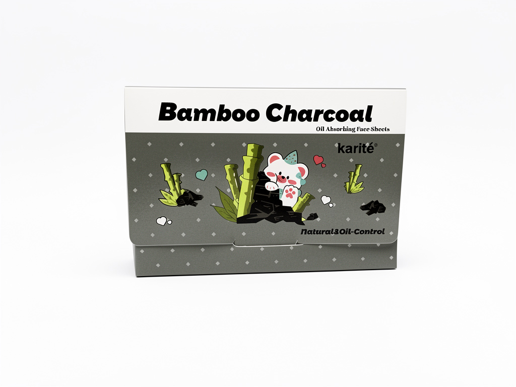 Karité Bamboo Charcoal toallitas absorbentes