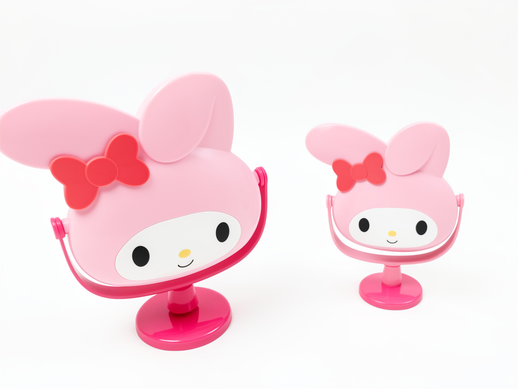 My Melody espejo rosa