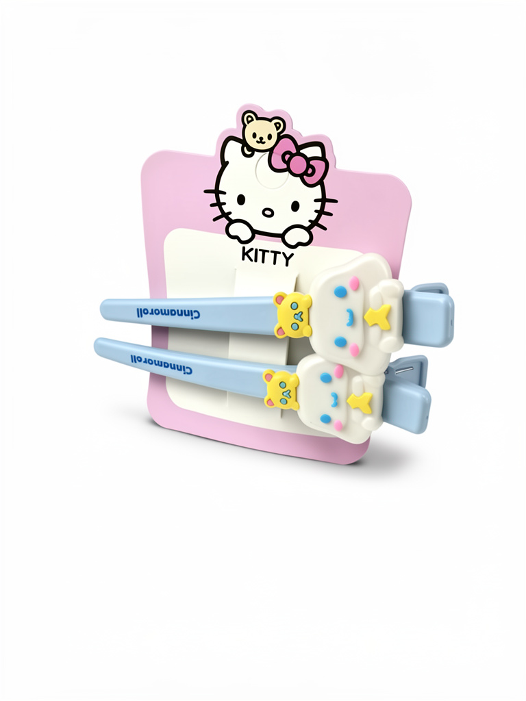 Cinnamoroll pinzas de gancho celestes. 1 par