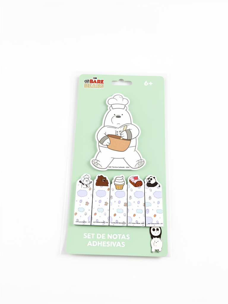 We Bare Bears set de notas adhesivas