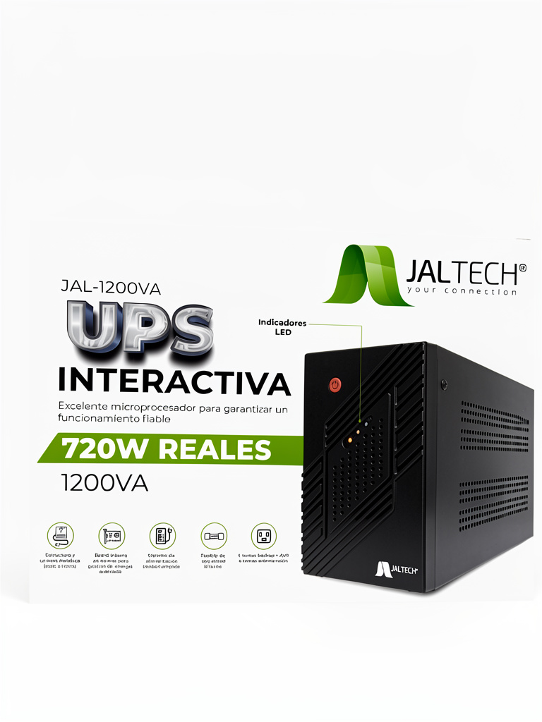 Jaltech UPS interactiva 1200VA
