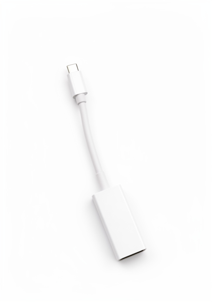 Adaptador USB-C a DP blanco