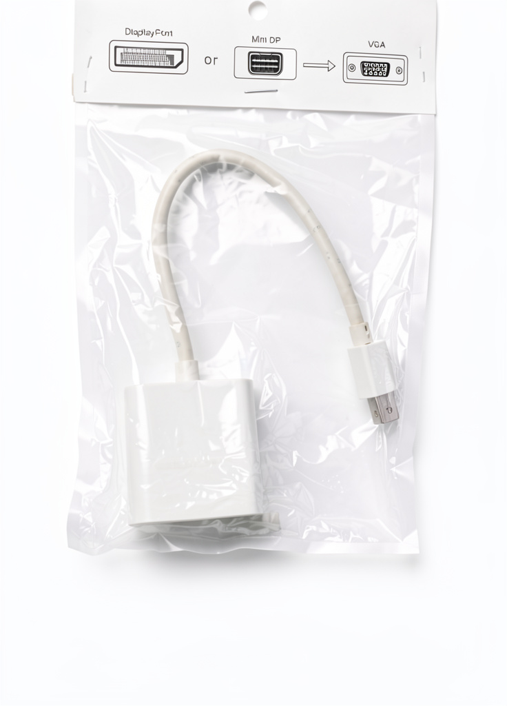 Adaptador VGA blanco