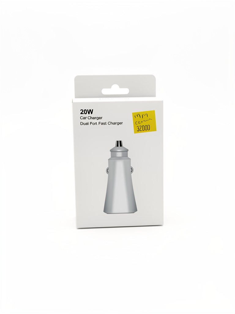 Adaptador para carro tipo c 20w