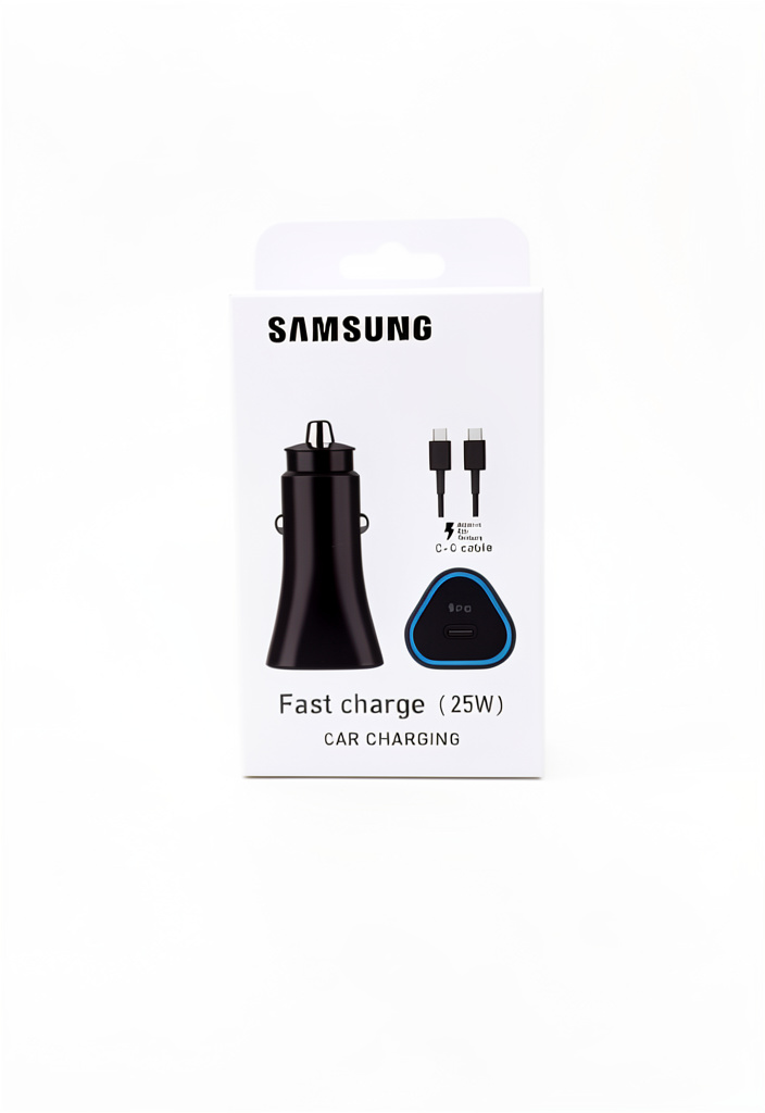 Samsung cargador carro negro 25W