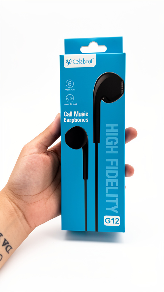 Audífonos Alambricos Celebrat G12 Conexión Plugin