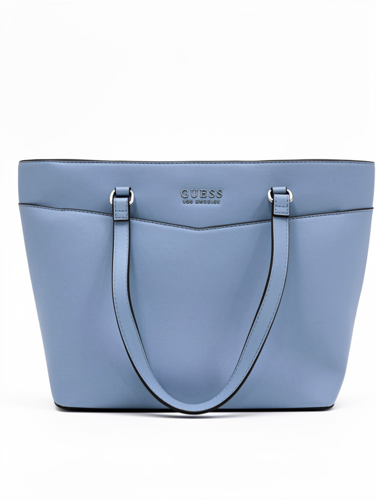 Cartera Mediana Baby blue Guess