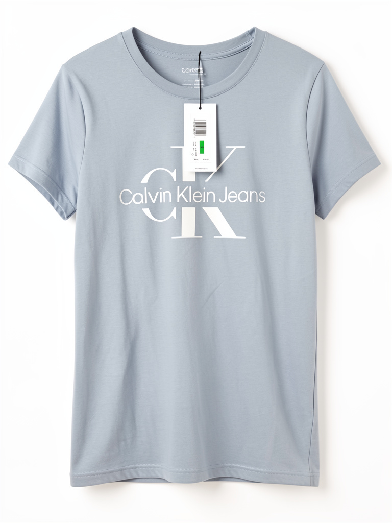 Camiseta Ck Celeste Talla L