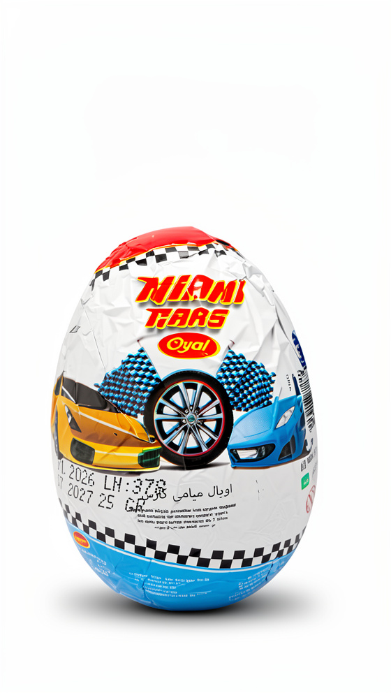 huevos miami cars oyal con juguete