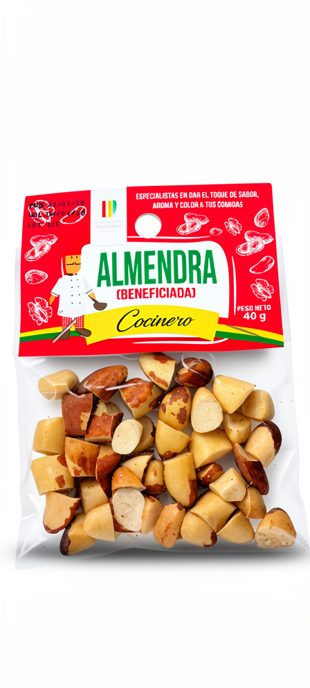 almendra beneficiada 40g el cocinero
