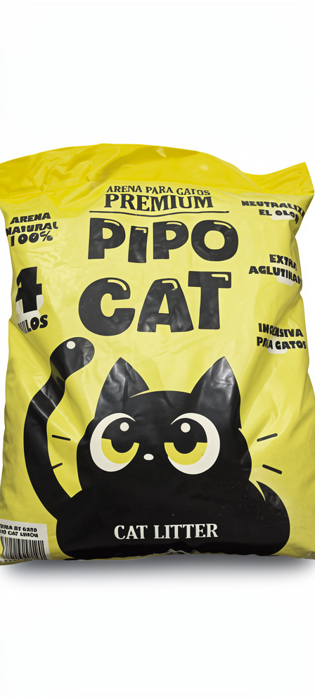 arena para gatos pipo gat 4kilos limon