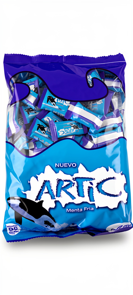 caramelos watts artic menta fria 375g 100unis