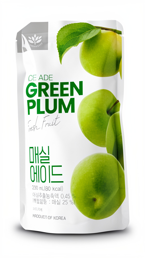 jugo koreano ice ade sabor manzana verde 230ml