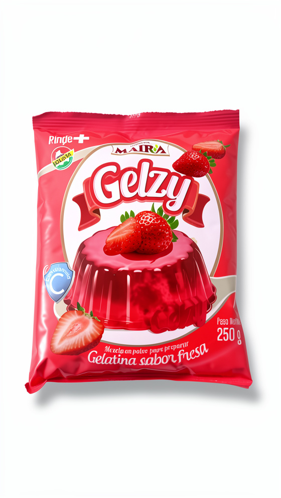 gelatina gelzy 250g frutilla