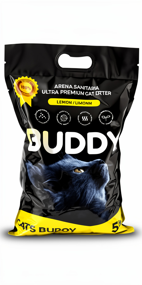 arena para gato limon 5kg buddy