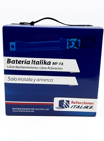 Batería de acido para moto italika f06010050