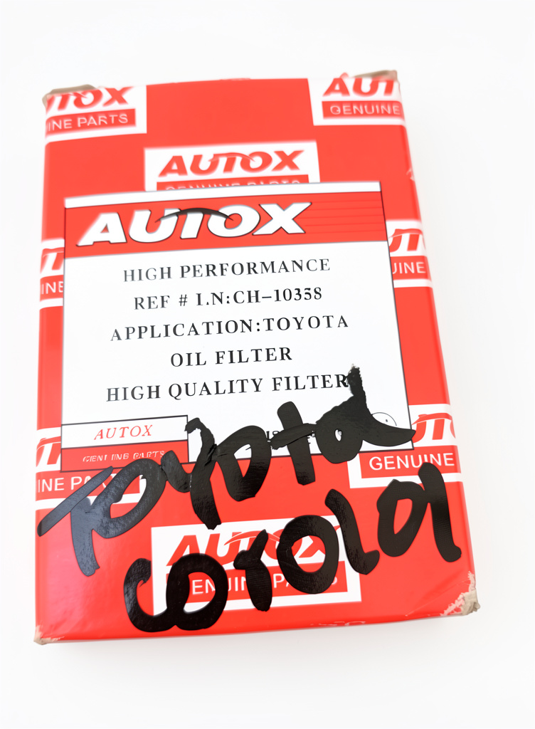 Autoex Toyota/ Corolla filtro de aceite