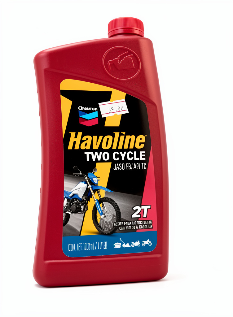Havoline 2T rojo 1L