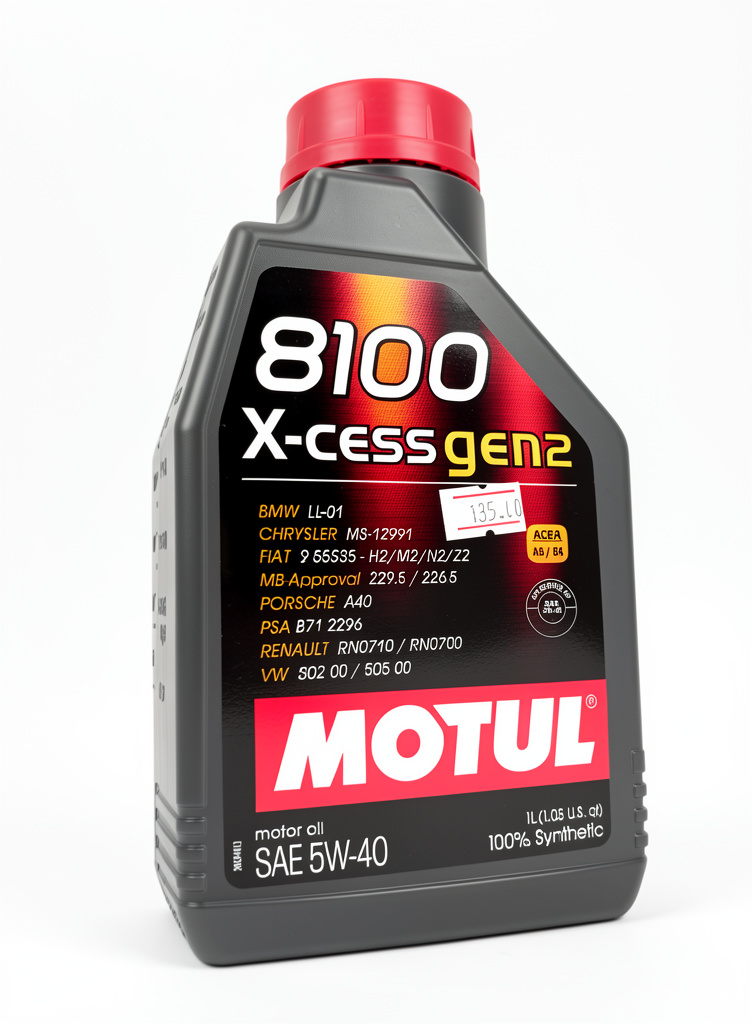 Motul 8100 Gen2 5W-40  X-Cess Gen2  aceite de motor de gasolina