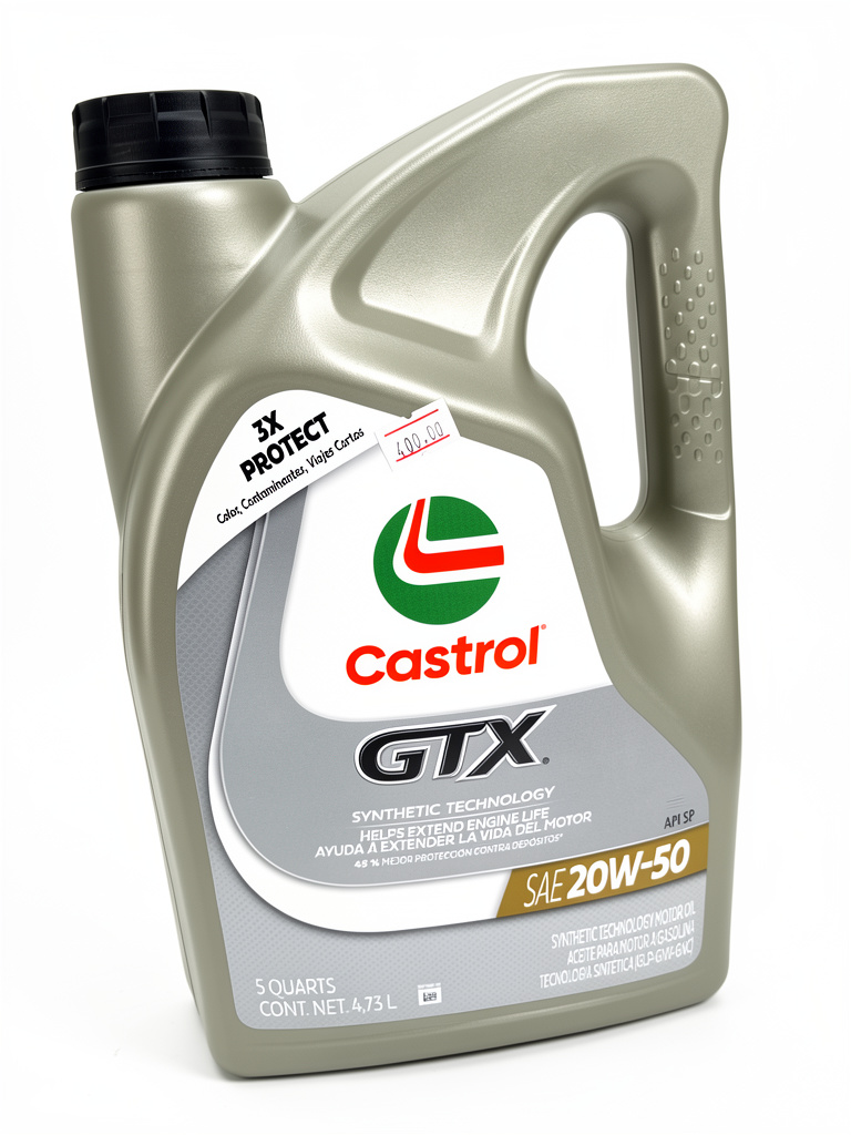 Castrol GTX 20w50 5L Garrafa