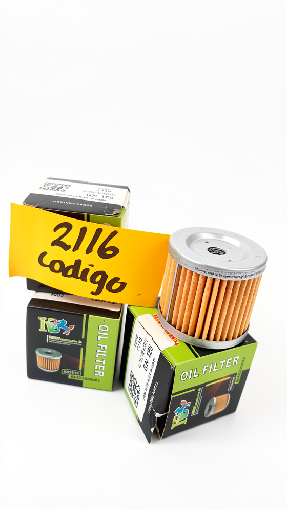 GENERICO GN 125 Filtro de aceite para moto sin resorte