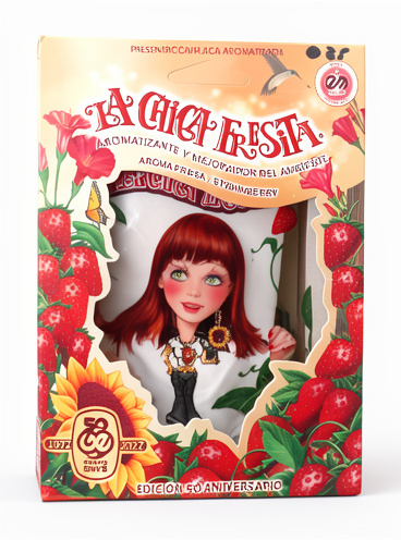 Chica fresa grande