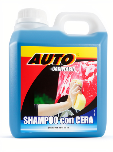 Shampoo con cera auto car wash litro