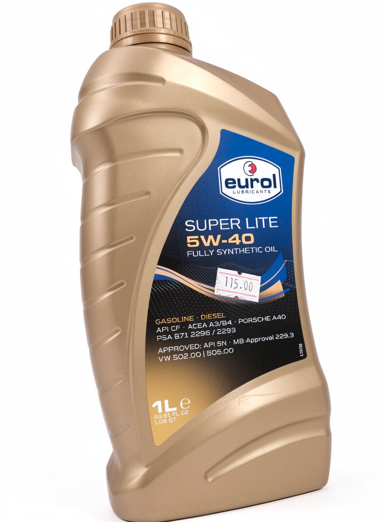Eurol  5W-40 Super Lite aceite sintetico para motor de gasolina