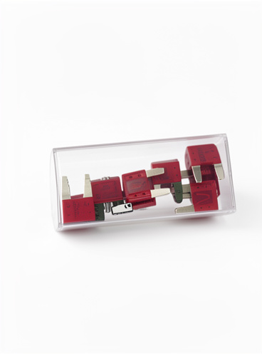 Fusible 10 mini rojo