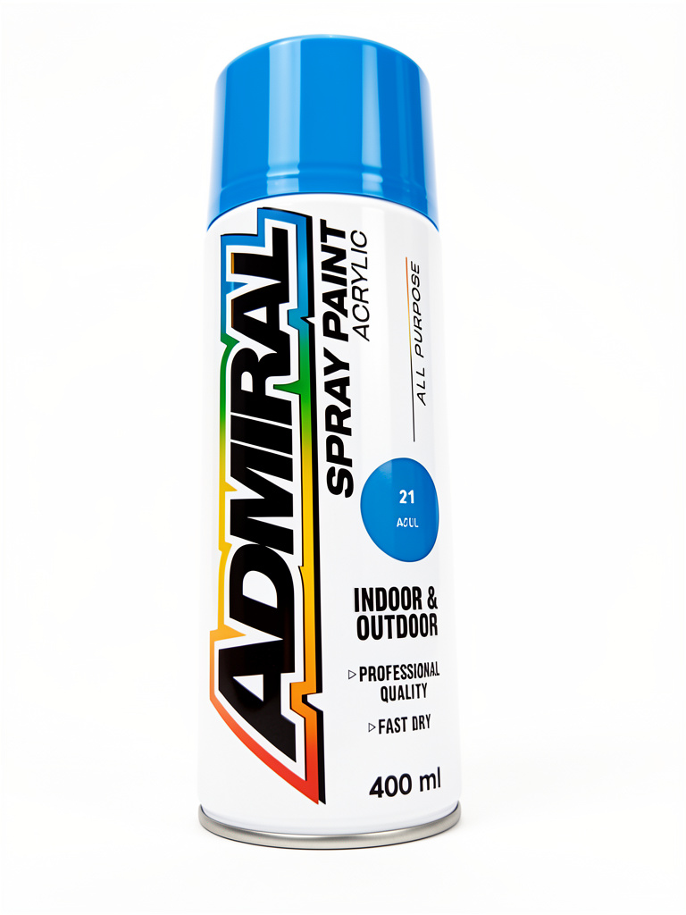 Admiral azul spray paint
