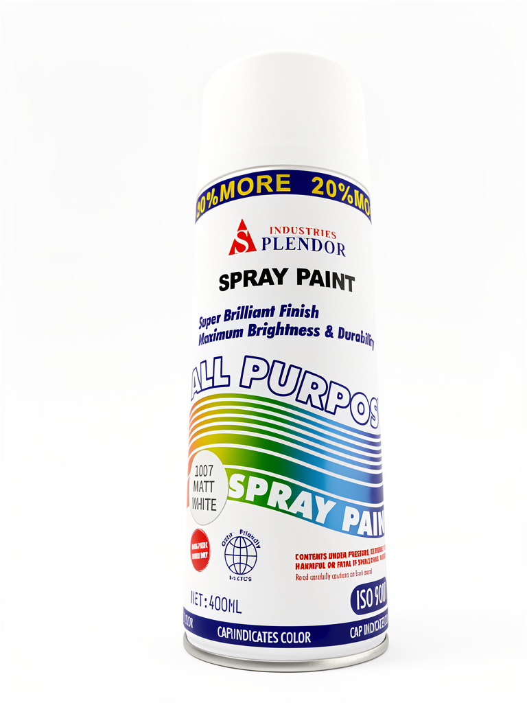 Splendor Pintura en Spray Blanco Mate