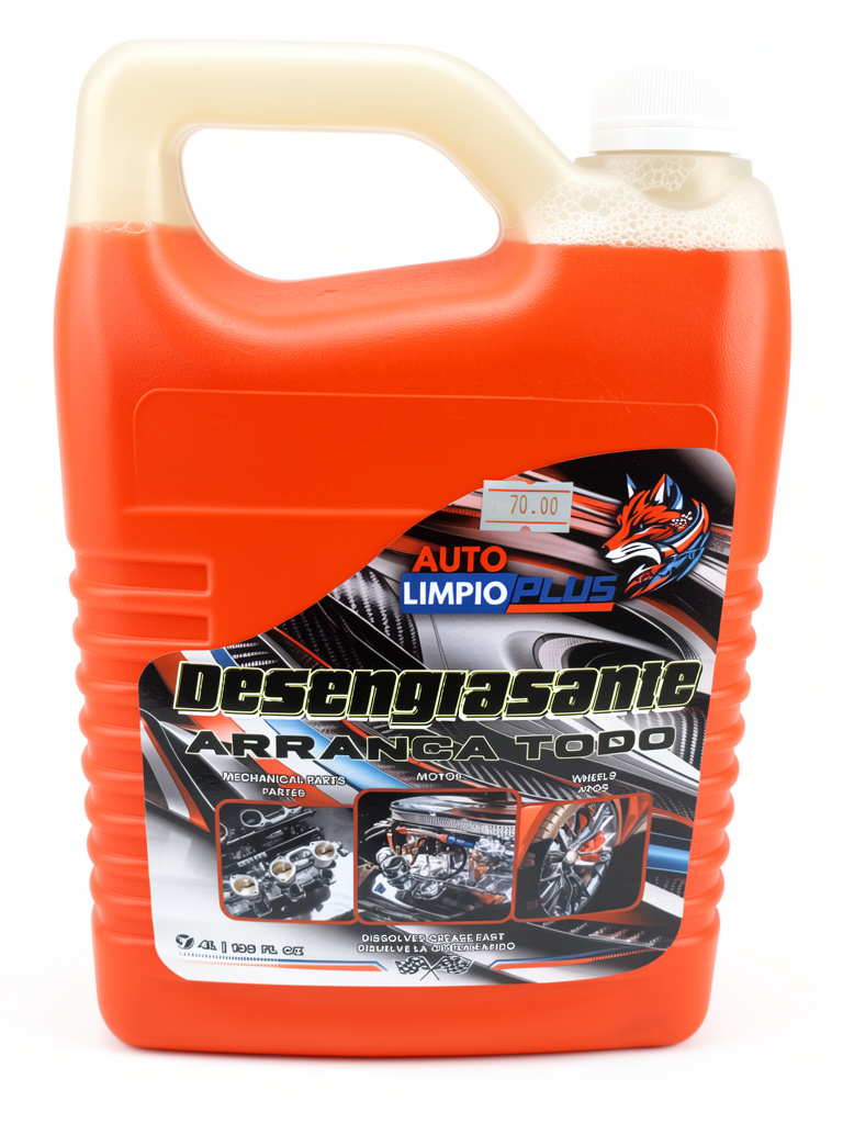 Desengrasante auto limpio arranca todo