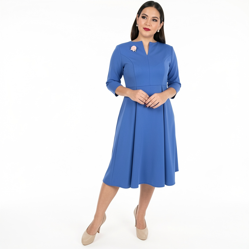 Vestido Azul Claro