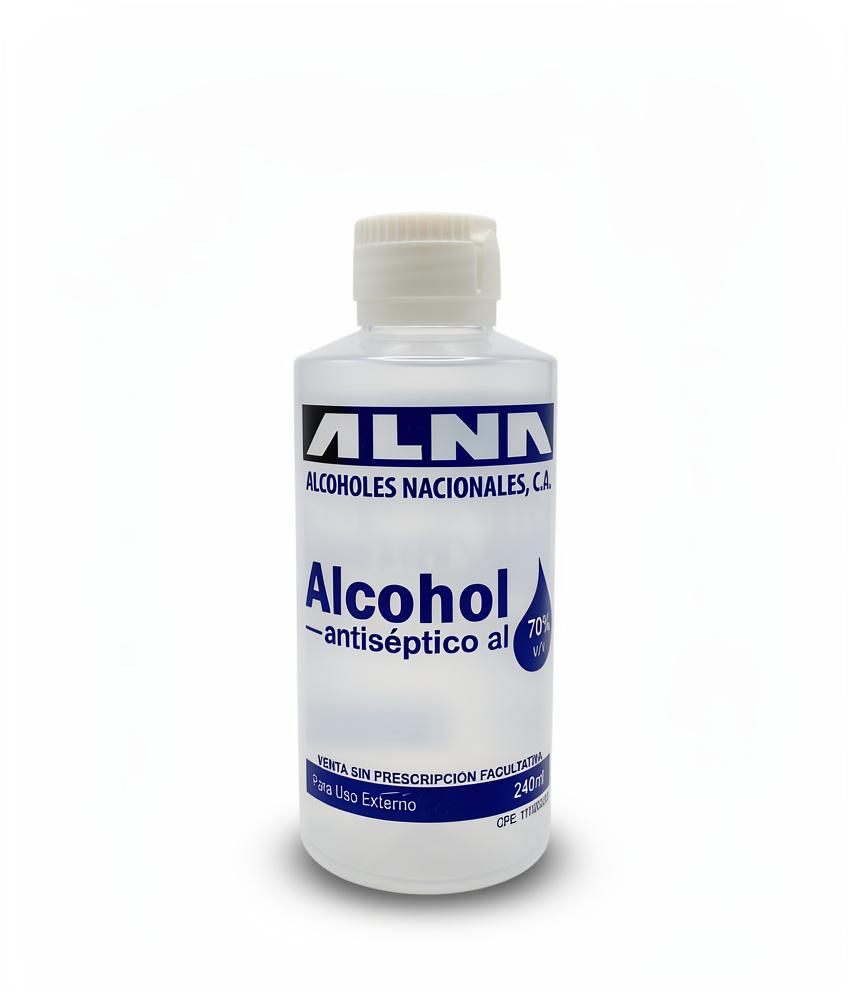 Alcohol Antiséptico 240ml 70% ALNA