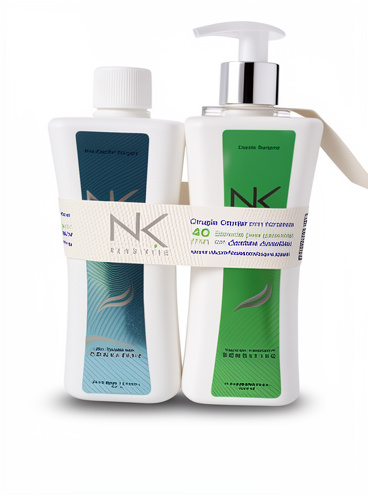 Cirugia capilar SENSITIVE NK con KERATINA 450ml