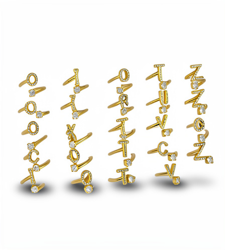 Anillos de letras FANTASY