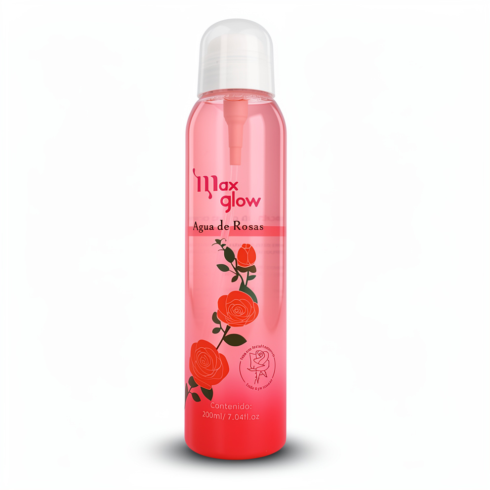 Agua de rosas MAX GLOW