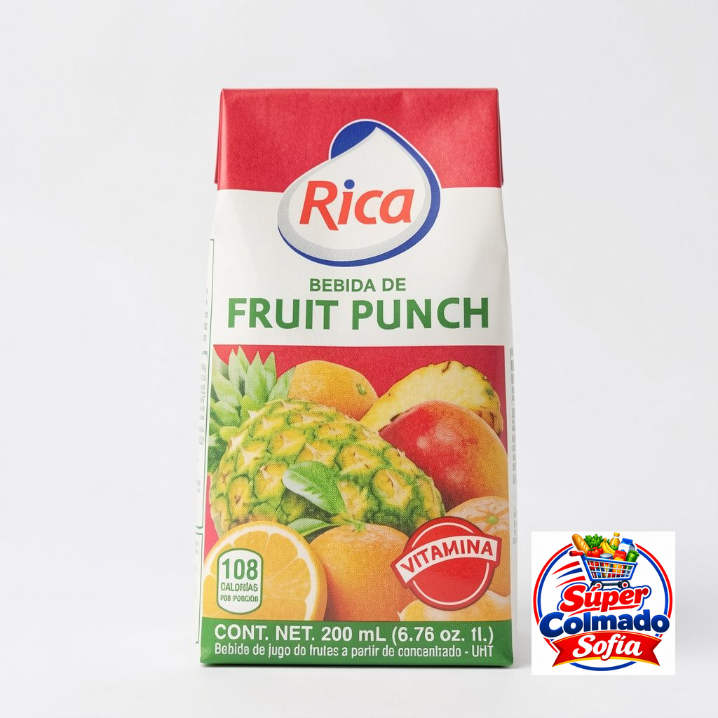 Jugó Rica Fruit Punch 200mL