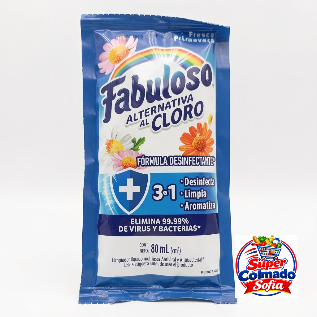 Fabuloso alternativa al cloro 80ml