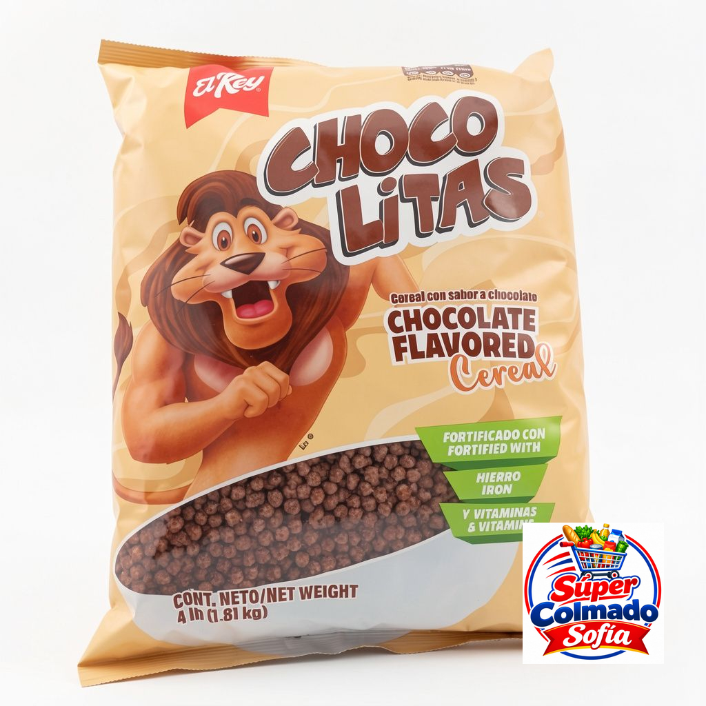 Cereal El Rey Choco Litas  chocolate