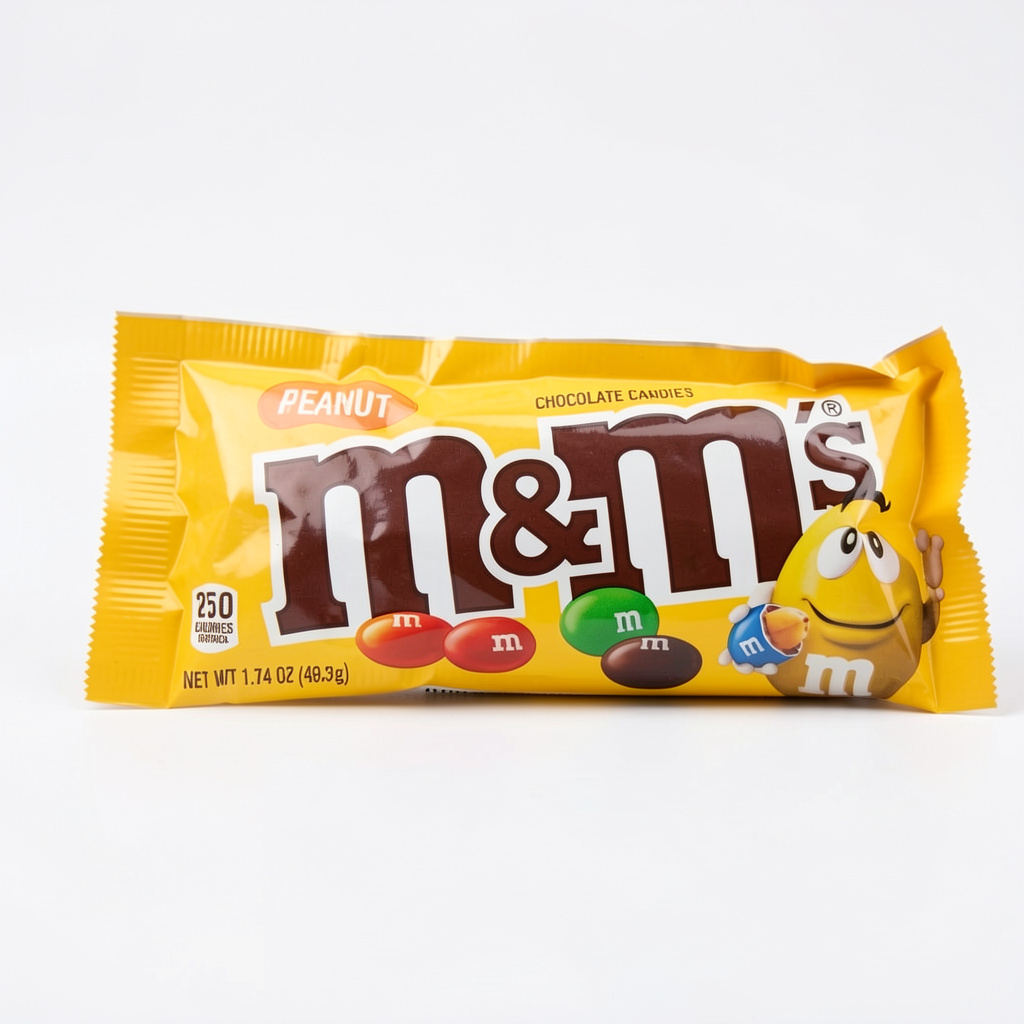 Chocolate M&M's Peanut amarillos