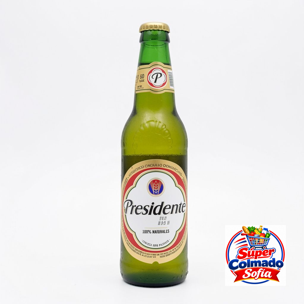 Cerveza presidente  normal pequeña