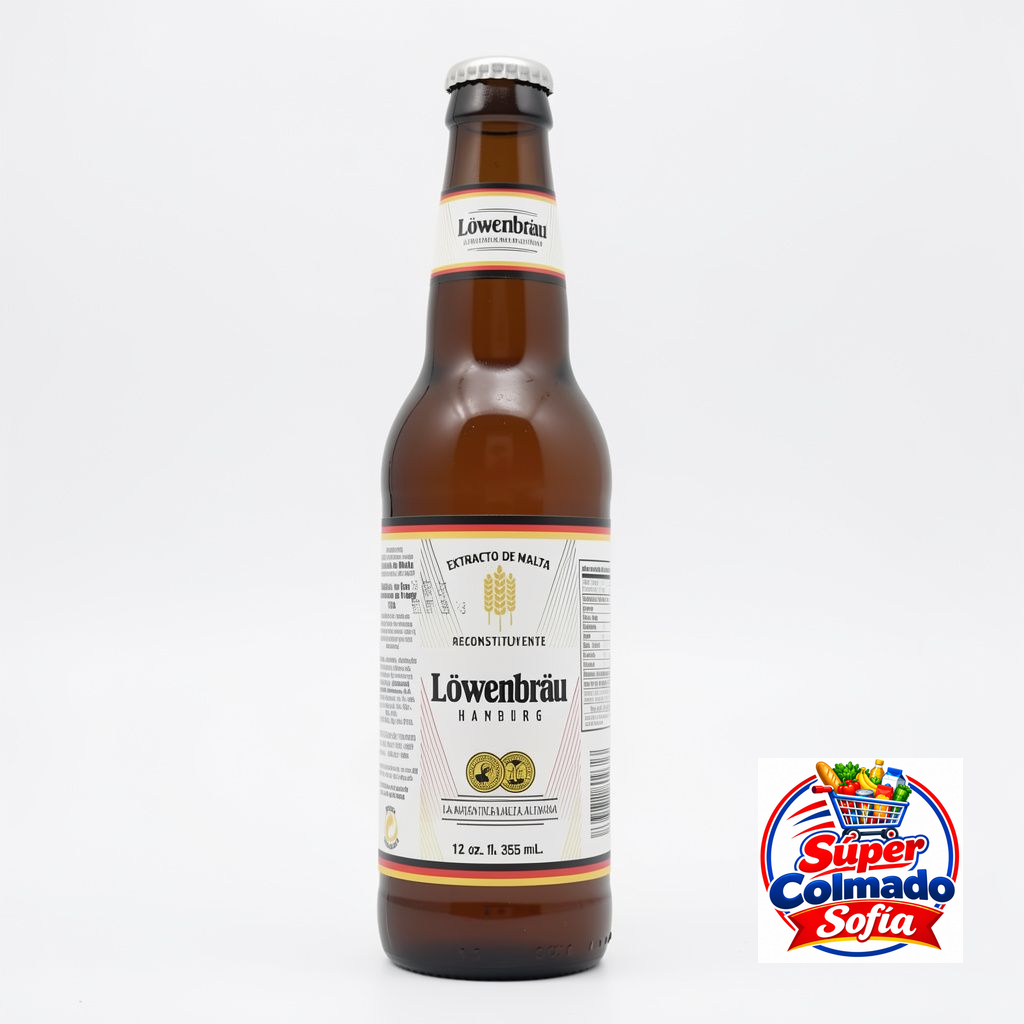 Malta alemana Löwenbräu  355ml