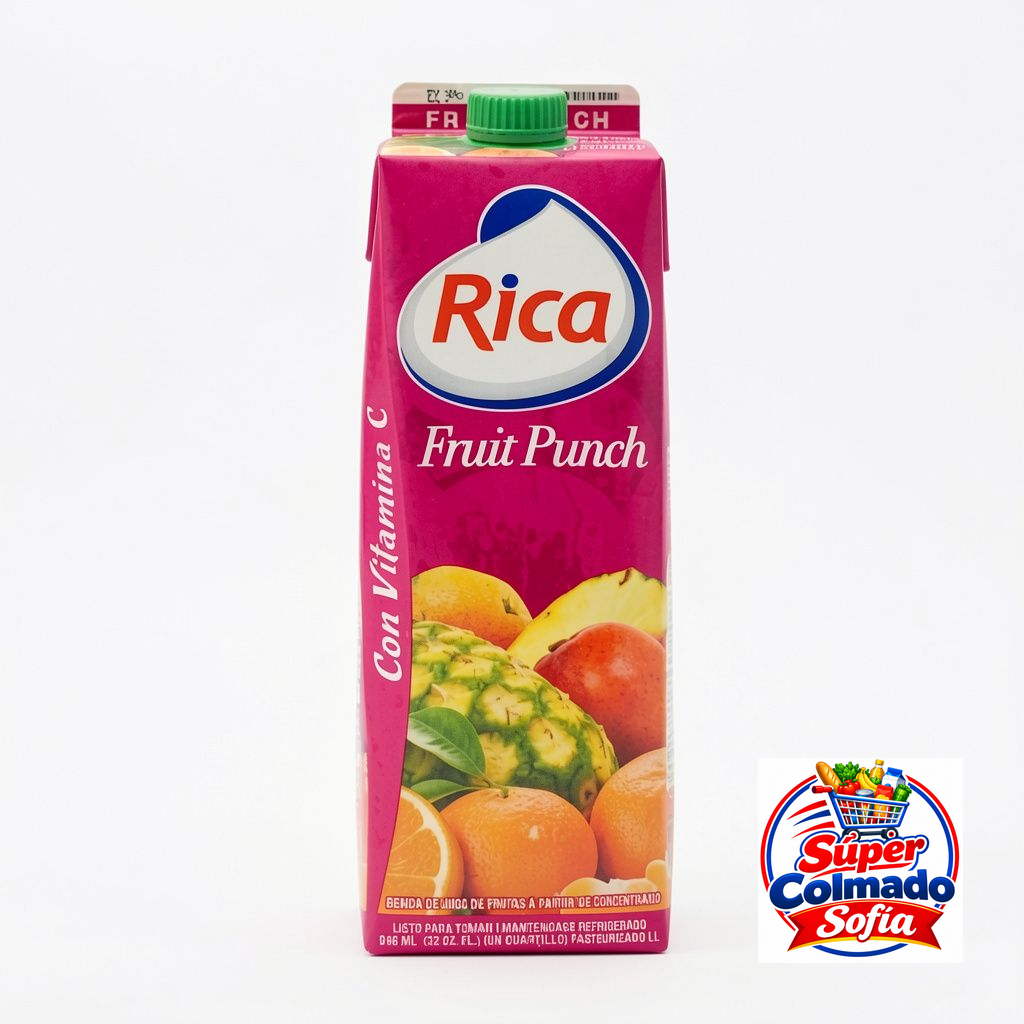 Jugo Rica Fruit Punch Grande