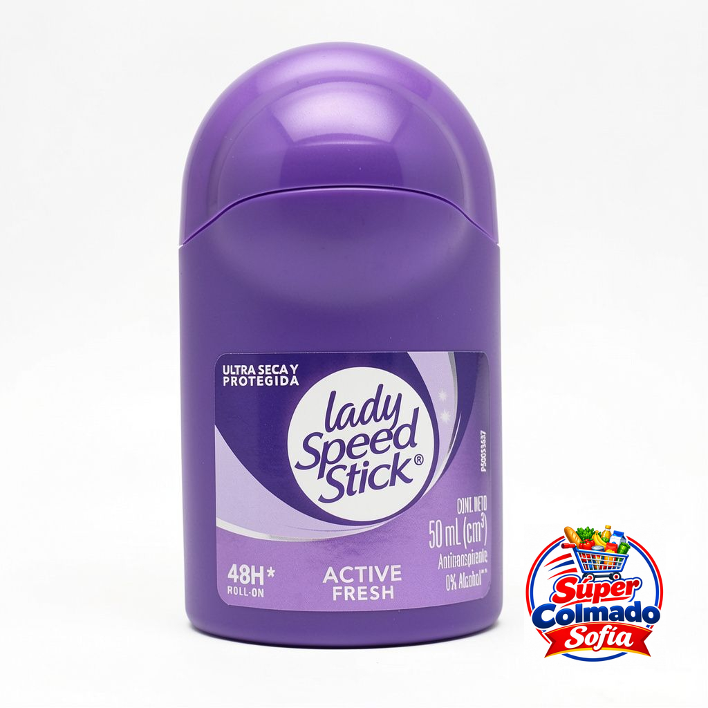 Desodorante Lady Speed Stick Active Fresh morado
